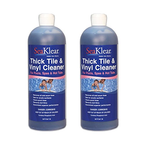 2 Pack- SeaKlear Thick Tile & Vinyl Cleaner, Quarts 32oz./946ml. 90408