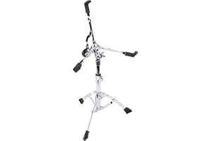 CHICIRIS Snare Drum Stand, Sturdy Double Support Tripod Adjustable Height 55-60cm, with Non Slip Rubber Feet, for 10-14in Sna
