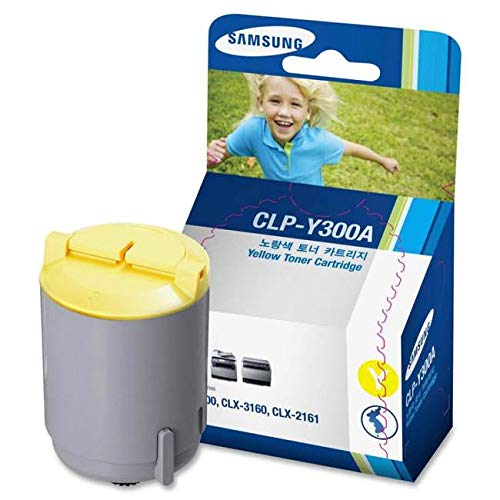 Samsung CLP-Y300A Yellow Single Piece Toner; Toner Yield: 1,000 Pages; Compatible MODELS:CLP-300, CLP-300