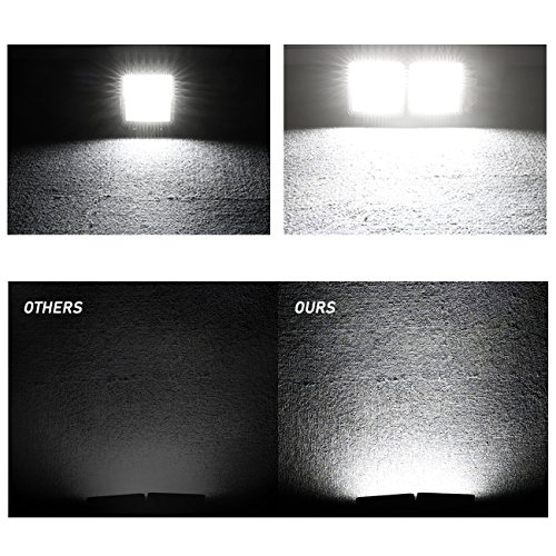 LED Pods, Auto Power Plus 2pcs 4 inch 126W Fog Lights Off Road Driving Lights Waterproof Cree LED Cubes Square Work Lights for Truck Tractor Jeep ATV Fork Lift Boat Lights - Thumbnail 4