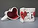 I Love You Kissing Mugs, Set of 2, Coffee Mugs with Heart Shape Design Perfect Gift for Him and Her, Wedding, and Anniversary Present for Bride and Groom, Valentine's Day Gift