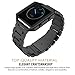 MoKo Fitbit Blaze Band, Universal Stainless Steel Watch Band Strap Bracelet with Spring Pin for Fitbit Blaze Smart Fitness Watch, Frame NOT Included - Black