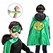 The Mass Catboy Owlette and Gekko Costumes, Superheros Capes and Mask Matching Slap Bracelet for Kids Costume and Dress up