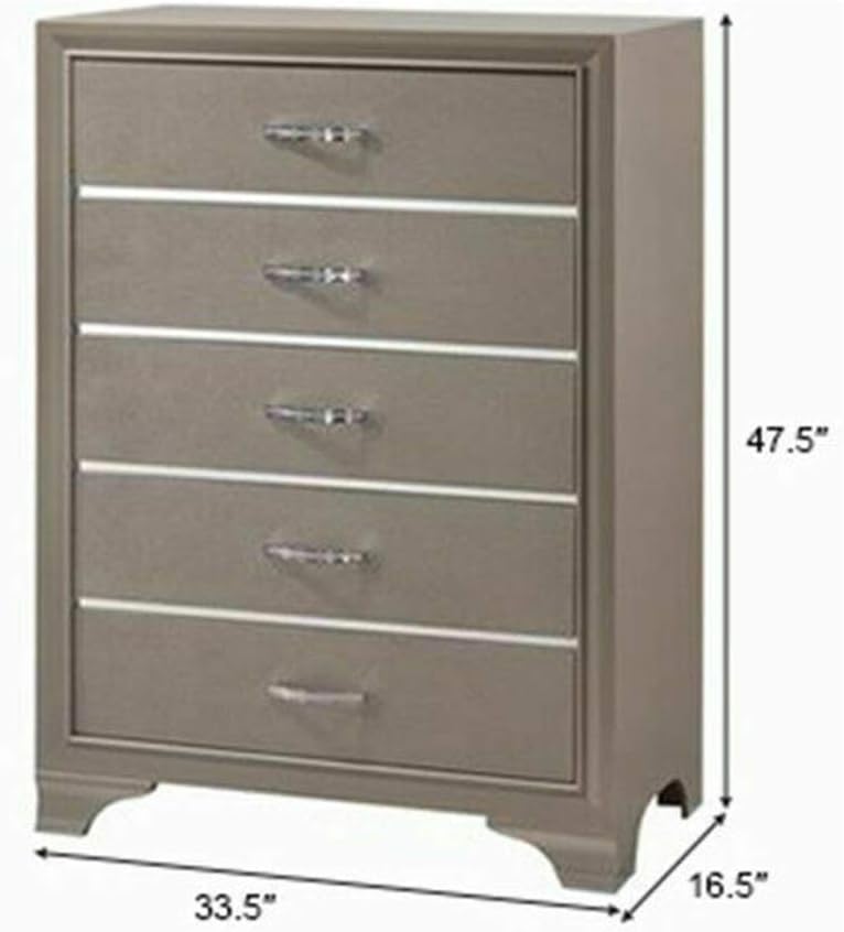 Amazon Com Thaweesuk Shop 5 Drawers Dresser Chest Storage Cabinet