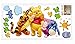 Wall Sticker Decal Winnie The Pooh and Friends for Kids Bedroom Nursery Daycare and Kindergarten Mural Home Decor DIY Self Adhesive Removable
