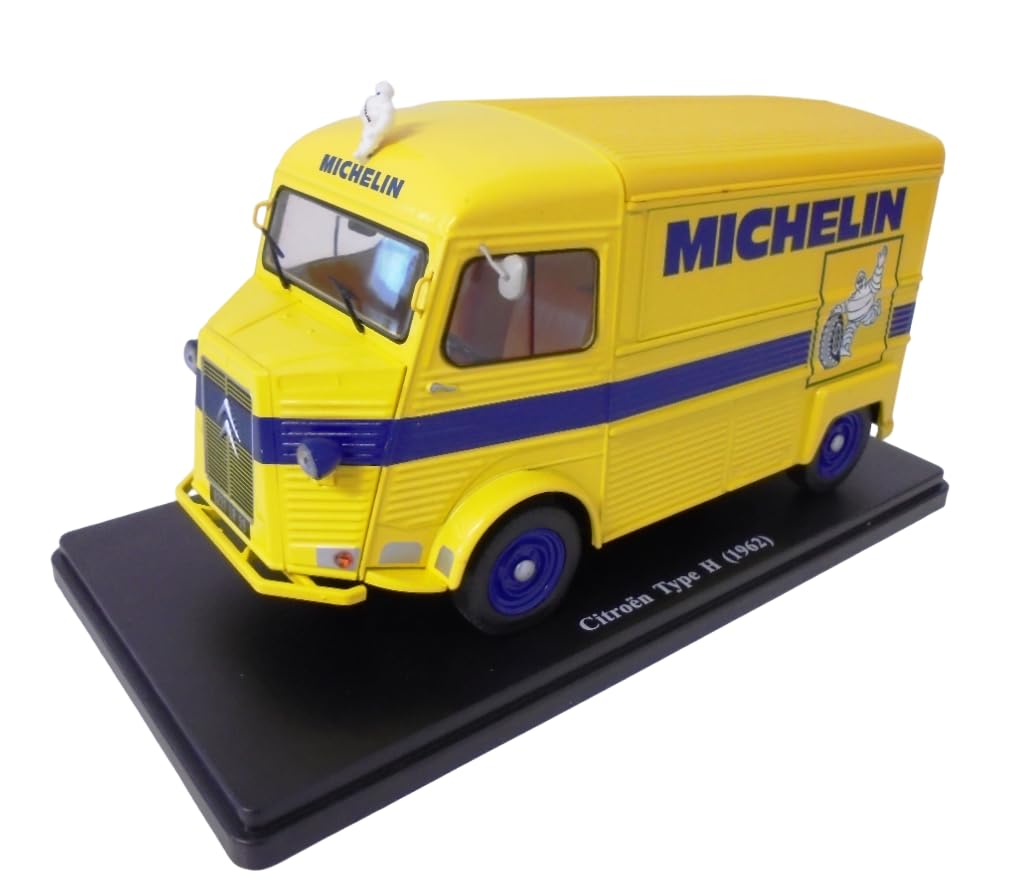OPO 10 - Van compatible with Citroën Type H 1962 Michelin scale 1/24 Hachette - 24P02