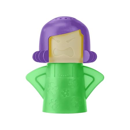 MeihuaTu Microondas Limpiador Angry Mama, Limpiador de Vapor para ...