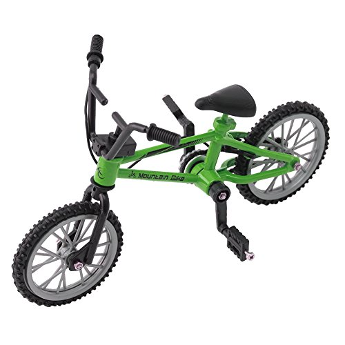 Fmingdou Finger Alloy Bicycle Model Mini MTB BMX Fixie Bike Boys Toy Creative Game Gift (green2)