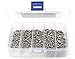iexcell 250 Pcs M3 x 4/6/8/10/12 Stainless Steel 304 Hex Socket Button Head Cap Screws Bolts Assortment Kit