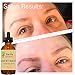 Castor Oil & Argan Oil Blend 2oz 100% Organic Eyebrow + Eyelash Growth Accelerator Serum All Natural w/ Mascara Spooly & Liner Brush helps with Trichotillomania