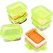 Elacra [6oz, 6-Pack] Baby Food Storage, Small Plastic Containers with BPA-Free Airtight and Leakproof Lids, Freezer & Microwave Safe