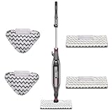 Shark Genius Steam Pocket Mop System. with Shark Intelligent Steam Control, Shark's Steam Blaster technology, Touch-Free Technology, Bonus of 2 Triangle Scrubber Heads and Pads