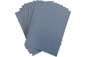 MAIMOUFIN 10Sheets Sanded Pastel Paper for Artists,15.4"X10.7"Blue Rough Pastel Paper for Dry,Wet Painting Sanded Art Paper for Pastels Pencils & Charcoal Soft Oil Pastels (Blue)