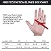 FREETOO Tactical Gloves Military Rubber Hard Knuckle Outdoor Gloves (Black Half Finger, XL:9.2