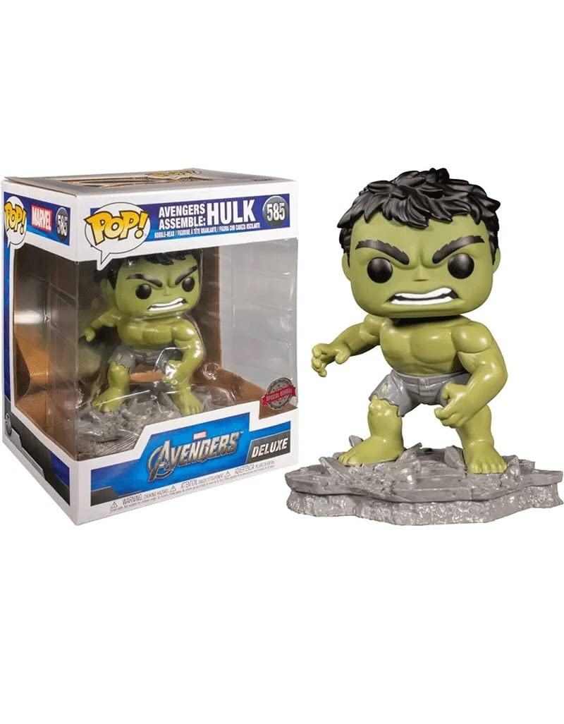 Funko POP! Deluxe: Marvel Avengers - Hulk - (Assemble) - Collectable Vinyl Figure - Gift Idea - Official Merchandise - Toys for Kids & Adults - Movies Fans - Model Figure for Collectors and Display