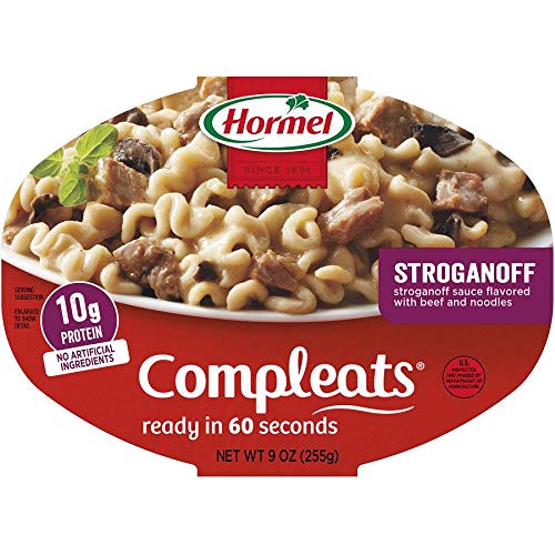 COMPLEATS STROGANOFF SAUCE FLAVORED WITH BEEF, 9 OUNCE