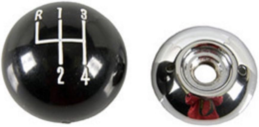 Black 4 Speed Shift Knob for Muncie and Other 5/16-18 Thread Shifters