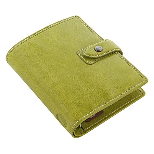 Filofax Malden Leather Organizer Agenda Calendar with DiLoro Jot Pad Refills (Pocket, 2019 Pear) - Thumbnail 2