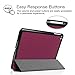 Fintie iPad Air Case- [SlimShell] Ultra Lightweight Stand Smart Protective Cover with Auto Sleep/Wake Feature for Apple iPad Air, Deep Purple