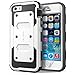iPhone 5/5s/SE Case, Armorbox i-Blason Built in Screen Protector Full Body Heavy Duty Protection/Holster/Bumper Case for Apple iPhone SE 2016 Release/Compatible with iPhone 5S/5 (White)