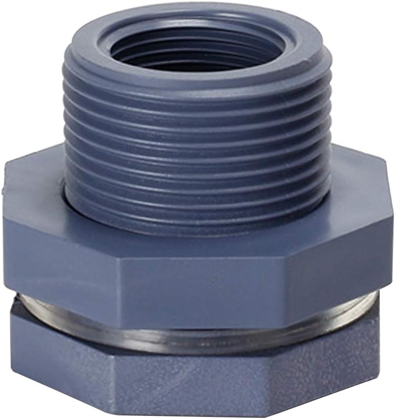 Piezas y conectores Maifa Adaptador de PVC para mamparo 2 unidades, 3/4