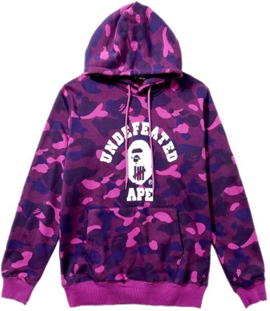 SongTao Fashion Bape Printed Casual Loose Pullover Hoodie for Men/Women