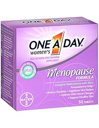 One-A-Day - Botella para mujer con fórmula de menopausia, 50 tabletas