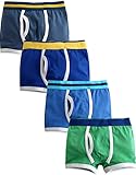 Vaenait Baby Toddler Kids Boys Boxer Briefs 4-Pack Underwear Set Style-Band