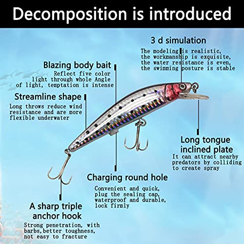 Fishing Lures for Bass Trout, Electric Simulation Fish Luminous
