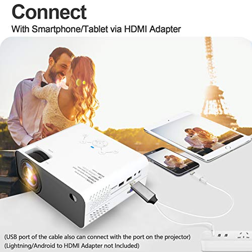 Mini-ProjectorWaygoal-5500-Lux-Portable-HD-Projector-Supported-1080P-Home-Theater-Projector-with-60000-Hours-LED-Lamp-Life200-Big-Screen-Display-Compatible-with-HDMIVGAUSBAVLaptopSmartphone