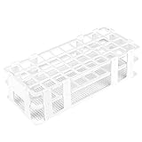 stonylab Test Tube Rack, 7.87 in 40-Place White