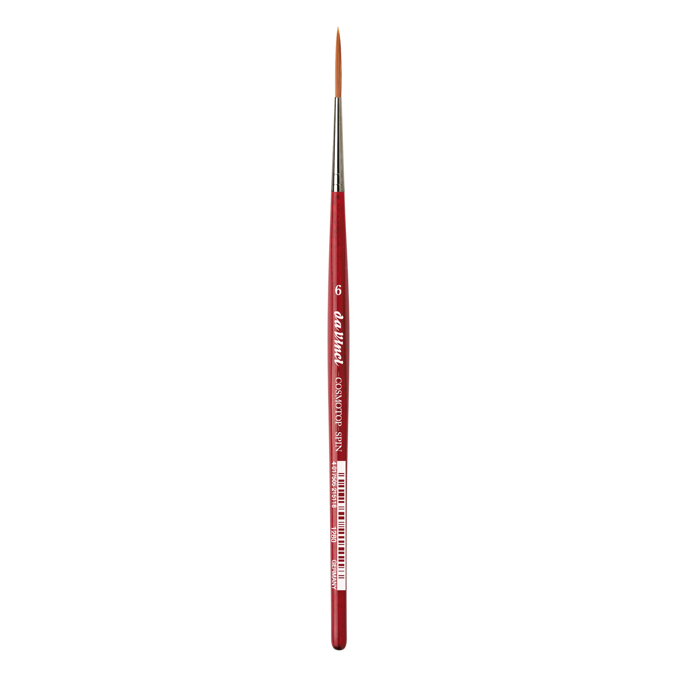 Da Vinci 1280 Series Rigger Brush, Synthetic Fiber, Red, 19.3 x 0.2 x 30 cm — image 1
