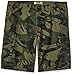 Wrangler Authentics Men's Big & Tall Premium Twill Cargo Short (Bennard), Forest Green Camo, 44