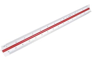 30cm Triangular Engineering Scale Ruler 1:100, 1:200, 1:250, 1:300, 1:400, By