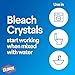 Clorox Zero Splash Bleach Crystals, Regular Scent, 24 Ounces (Package May Vary)