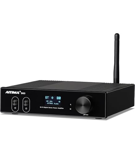 Amazon.com: AIYIMA D05 Bluetooth 5.0 Power Amplifier 120Wx2 Stereo