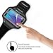 Galaxy Note 5 Armband: Stalion Sports Running & Exercise Gym Sportband for Samsung Galaxy Note 5 & Galaxy S6 Edge+ (Plus)(Jet Black) Water Resistant + ID/Credit Card/Money Holder