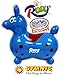 Rody Horse Inflatable Bounce & Ride, Matty's Toy Stop Exclusive Blue & Red (7024) with Pump