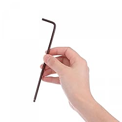 uxcell 4mm Ball End Hex Key Wrench, L Shaped Long