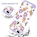 YINLAI iPhone 8 Plus/7 Plus Pineapple Case, Super Slim Hybrid Silicone Rubber Bumper Hard PC Cover Girly Women Shockproof Protective Phone Cases for iPhone 8 Plus/7 Plus, Purple Pineapple/Lavender
