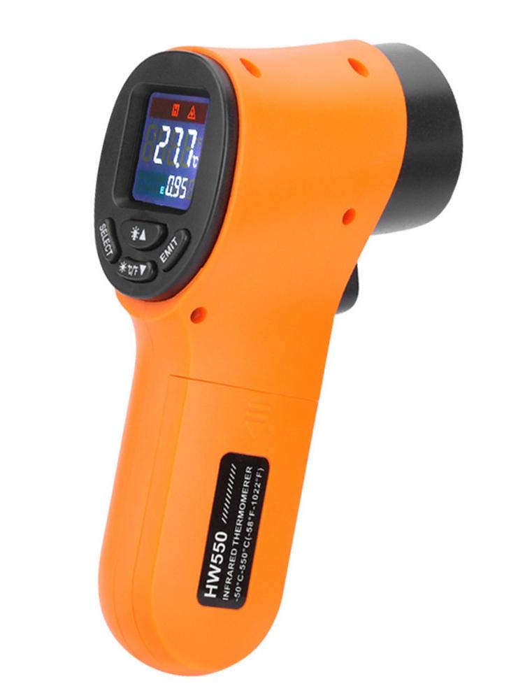 Auto Digital Thermometer - Display Non-Contact Temperature Tester Industrial IR Laser Point Temp Test-Tool for Baby