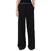 Vince Women's Mid Rise Satin Combo Pull On Pants