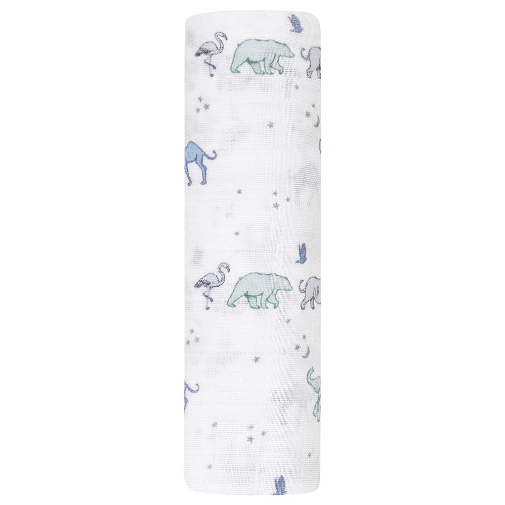 aden + anais™ large swaddle cotton muslin rising star-follow the stars