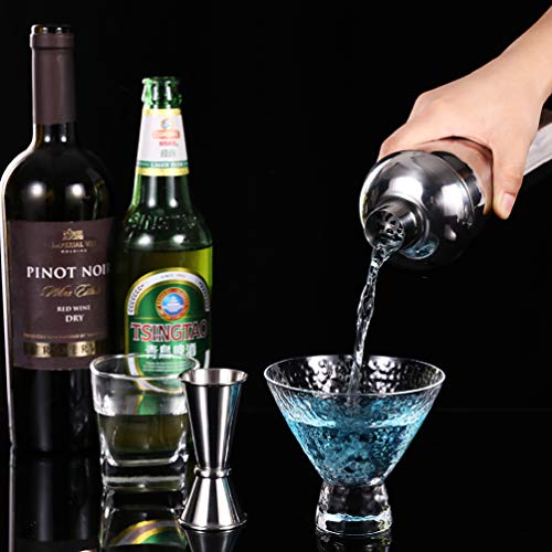 Cocktail Shaker, Martini ShakerBuilt in Strainer,Professional 18/8