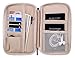 iSuperb Portable Passport Wallet Travel Zipper Waterproof Passport Holder Organizers Storage Large Capacity Clutch Pouch Compartment for Women Men