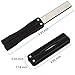 BonyTek 400/600 Grit Pocket Knife Sharpener Folding Diamond Knife Sharpener Double-Sided Sharpening Stone for Outdoor Camping Garden Kitchen (Black) (foldable)