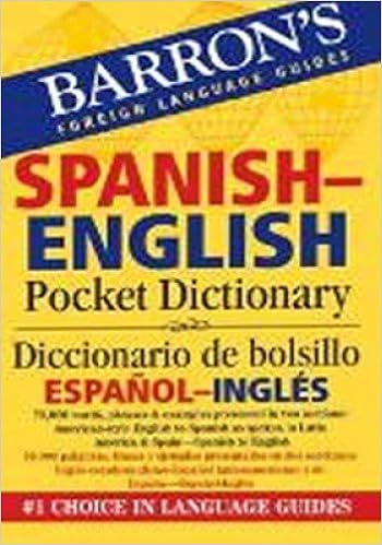 Amazon Com Barron S Spanish English Pocket Dictionary Diccionario De Bolsillo Espanol Ingles Barron S Pocket Bilingual Dictionaries 9780764140051 Cop Dr Margaret Books