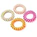 Spiral hair band No Crease Elastic Ponytail Holders Phone Cord Traceless Hair Ring Hair Rubber Bands Suitable for All Hair Types, Pack of 12 (Mix color)