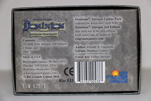 Dominion: Intrigue 2nd Edition Board Game Update Pack