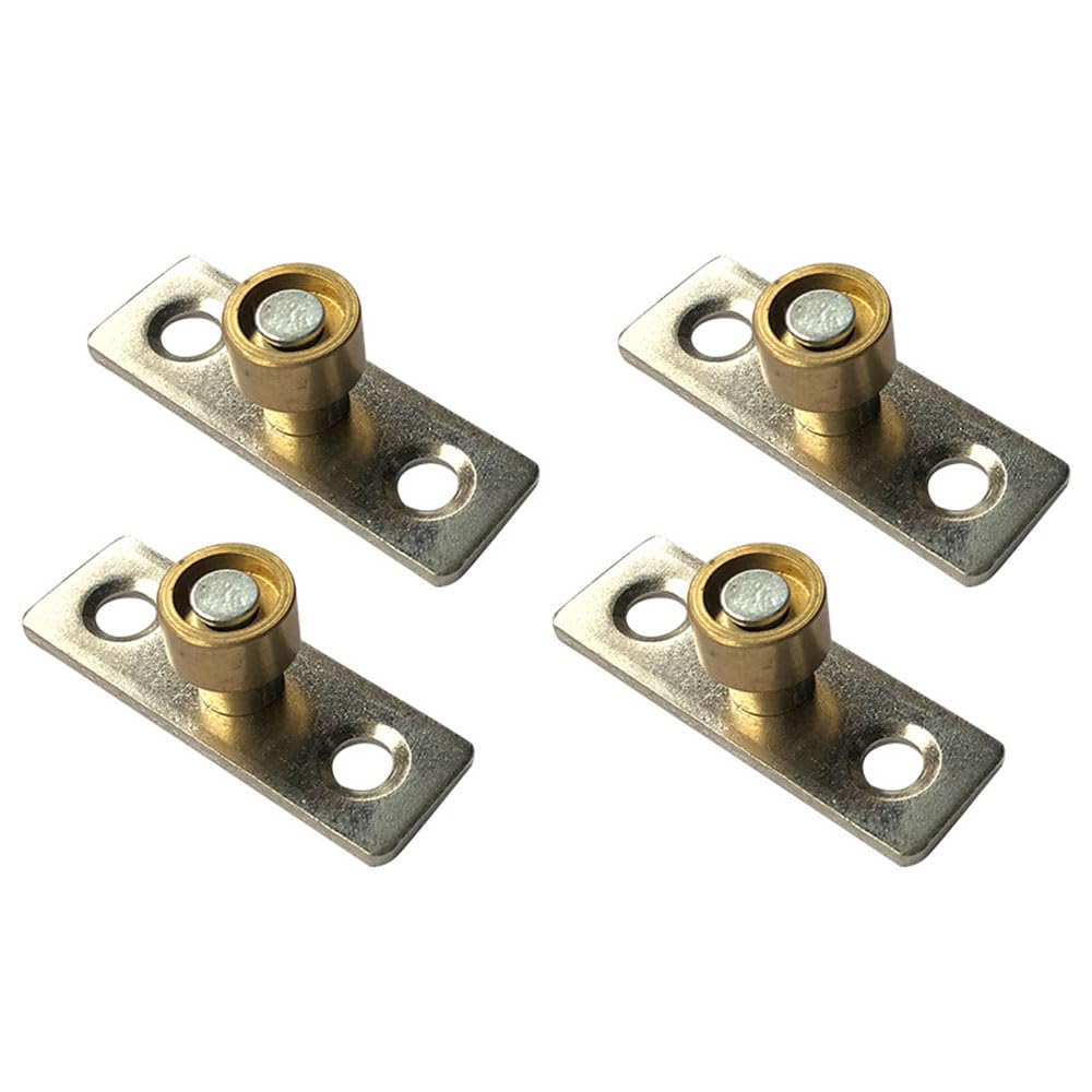 Sliding Barn Door Roller Guide, 4Pcs Metal Locator Stopper for Glass Sliding Doors Cabinets - 12mm Diameter